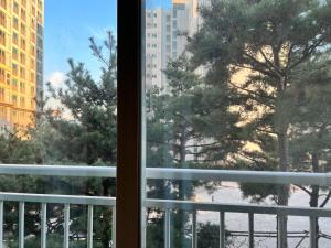Balkón nebo terasa v ubytování AwesomeSuwon 주재원 장기거주 할인