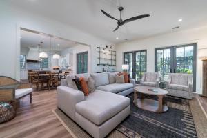 a living room with a couch and a table at 2415 Seabrook Island Road in Seabrook Island