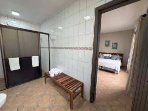 Koupelna v ubytování Hostel Costa Terral