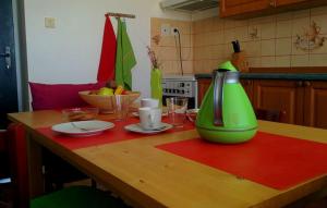 Η κουζίνα ή μικρή κουζίνα στο Apartmán Žďár