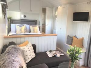 Gallery image of Romantic Shepherds Hut with Hot Tub, Rural Cheshire in Baddiley