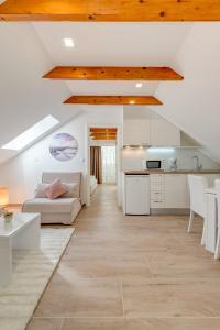 Kuchyň nebo kuchyňský kout v ubytování Apartments Villa Tudor 1