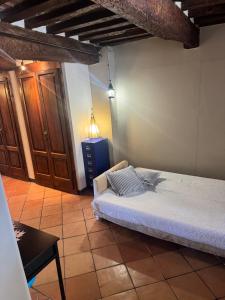 Katil atau katil-katil dalam bilik di Casa Patrizia nel castello