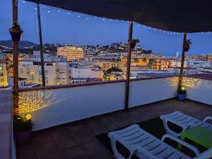 Balkón nebo terasa v ubytování Apartamento Estudio Terraza Privada