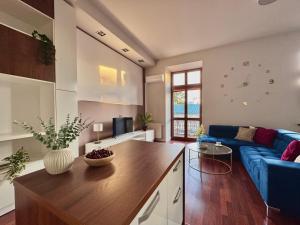Χώρος καθιστικού στο Goldis Centrum Apartments