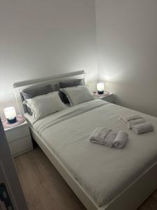 Postel nebo postele na pokoji v ubytování Apt 6- Sokobanjica apartmani