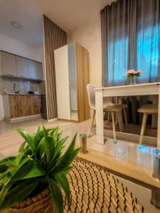 Kuchyň nebo kuchyňský kout v ubytování Apt 6- Sokobanjica apartmani + 1 fotografie