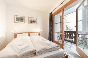 Letto o letti in una camera di Chesa Michel