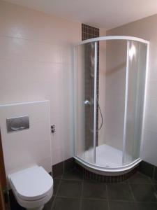 Koupelna v ubytování Hotel Medno