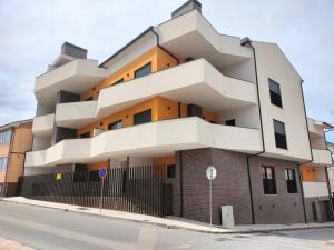 Bygningen som lejligheden ligger i