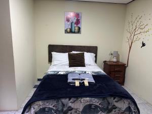Postel nebo postele na pokoji v ubytování Hotel Casa Santa Lucía