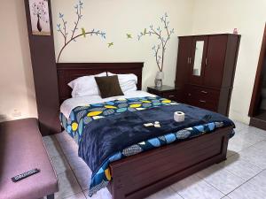 Postel nebo postele na pokoji v ubytování Hotel Casa Santa Lucía