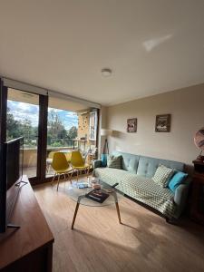 Posezení v ubytování Departamento en Edificio Costanera Playa Villarrica