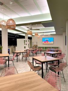 TV a/nebo společenská místnost v ubytování Ivanna Hotel Campestre