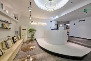 O zonă de relaxare la Xiamen Puyiju Movie Theme Hotel
