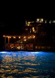 Bazén v ubytování Hotel Cabañas María Isabel, Bacalar nebo v jeho okolí