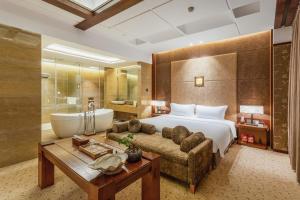 Posezení v ubytování Chongqing Jiayu Emperor Hotel