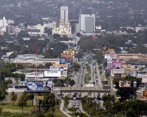 Utsikt over San Pedro Sula, enten fra hotellet eller fra et annet sted