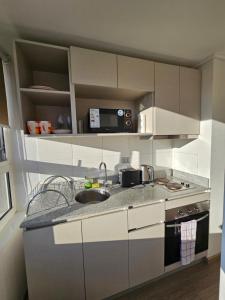 Kuchyň nebo kuchyňský kout v ubytování Acogedor Departamento Estudio + 2 fotografie
