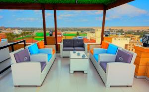 Area soggiorno di THree PYramiDs & SPhinX HoTeL