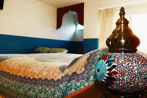 Letto o letti in una camera di Hotel Portobelo Guatape