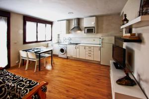 Kuchyňa alebo kuchynka v ubytovaní Apartamentos Albero