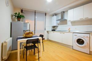 Kuchyňa alebo kuchynka v ubytovaní Apartamentos Albero