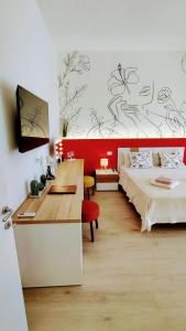 Ένα ή περισσότερα κρεβάτια σε δωμάτιο στο Bella Vita Agerola House to Amalfi Coast, Pompei, Positano +25 φωτογραφίες