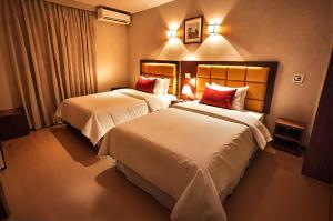 Letto o letti in una camera di THree PYramiDs & SPhinX HoTeL