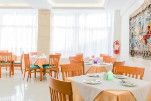 Uma área de estar em Hotel Riviera