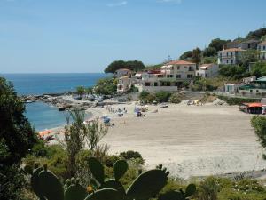 セッケトにあるAppartamenti Montecristo e Pianosaのたくさんの人が集まる浜