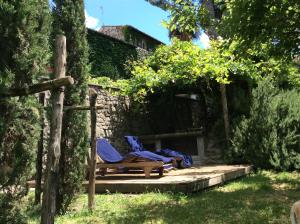 Vonkajšia záhrada v ubytovaní B&B A Piazza del Gesù