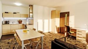 Η κουζίνα ή μικρή κουζίνα στο eFi Palace Hotel