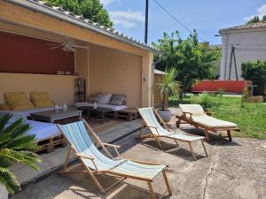 Zahrada ubytování Gîte l'atelier de Phil et Delfe