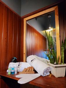 Lázně a/nebo wellness v ubytování Rainbow Sky Cottage
