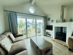 Χώρος καθιστικού στο JaBry Beach House Filey
