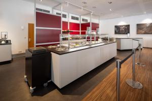 Una cocina o cocineta en Die Wolfsburg