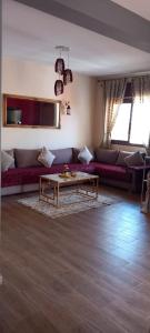 Ruang duduk di Red Apartamento