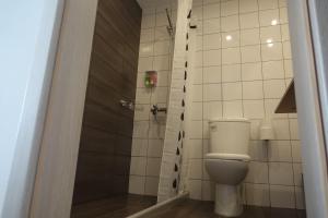 Koupelna v ubytování Hotel Rene