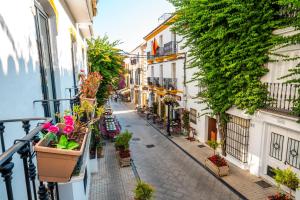 A balcony or terrace at Ancha Village