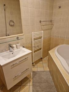 Koupelna v ubytování Apartmány Aurelius