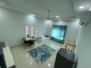 A seating area at mahsa pansion