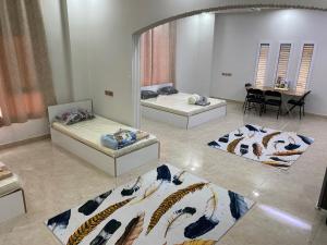 A seating area at mahsa pansion