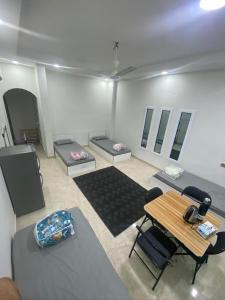 A seating area at mahsa pansion
