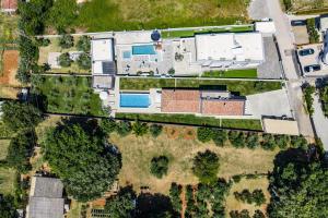 Letecký snímek ubytování Villa Markulin, Šišan