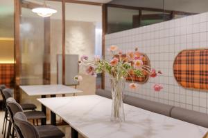 Posezení v ubytování Huandong Manyi Hotel