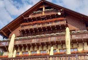 Balkón nebo terasa v ubytování Hotel Alpská vyhlídka
