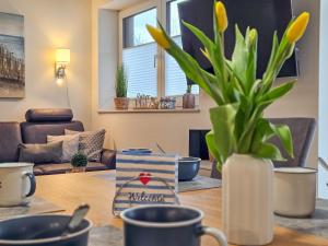 Posezení v ubytování Ankerplatz für bis zu 4 Gäste plus Kleinkind + 19 fotografií