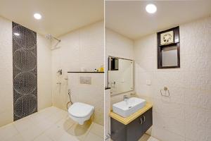 Koupelna v ubytování FabHotel Galaxy - Nr Patel Nagar Metro