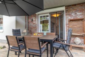 Patio nebo venkovní prostory v ubytování Schützenweg 3 Wohnung 2 - nur 180m vom Strand entfernt
